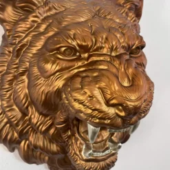 Wall Art|Animals^Statues & Sculptures Mystic Tiger 37cm Bronze Resin Wall Sculpture