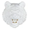 Wall Art|Animals^Statues & Sculptures Mystic Tiger 37cm White Resin Wall Sculpture