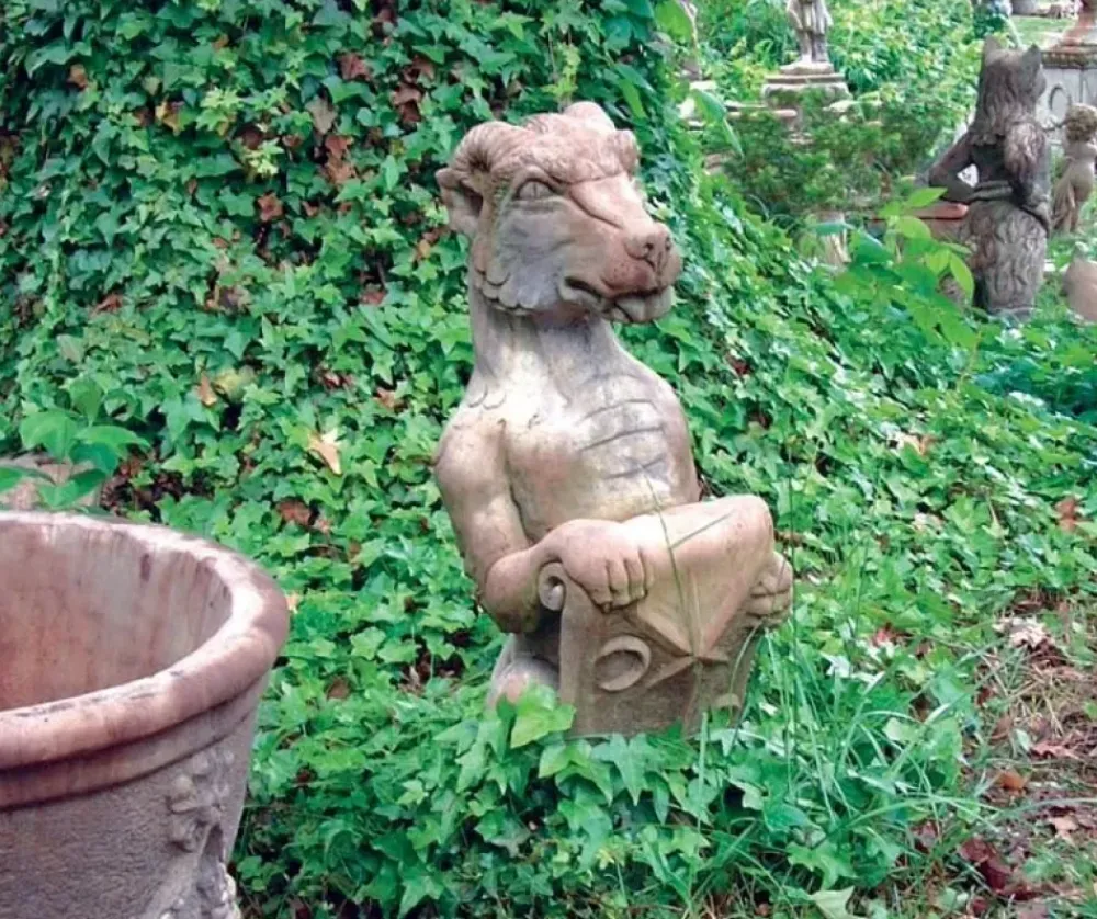 Dragons^Statues & Sculptures Mystical Dragon 87cm Stone Garden Statue