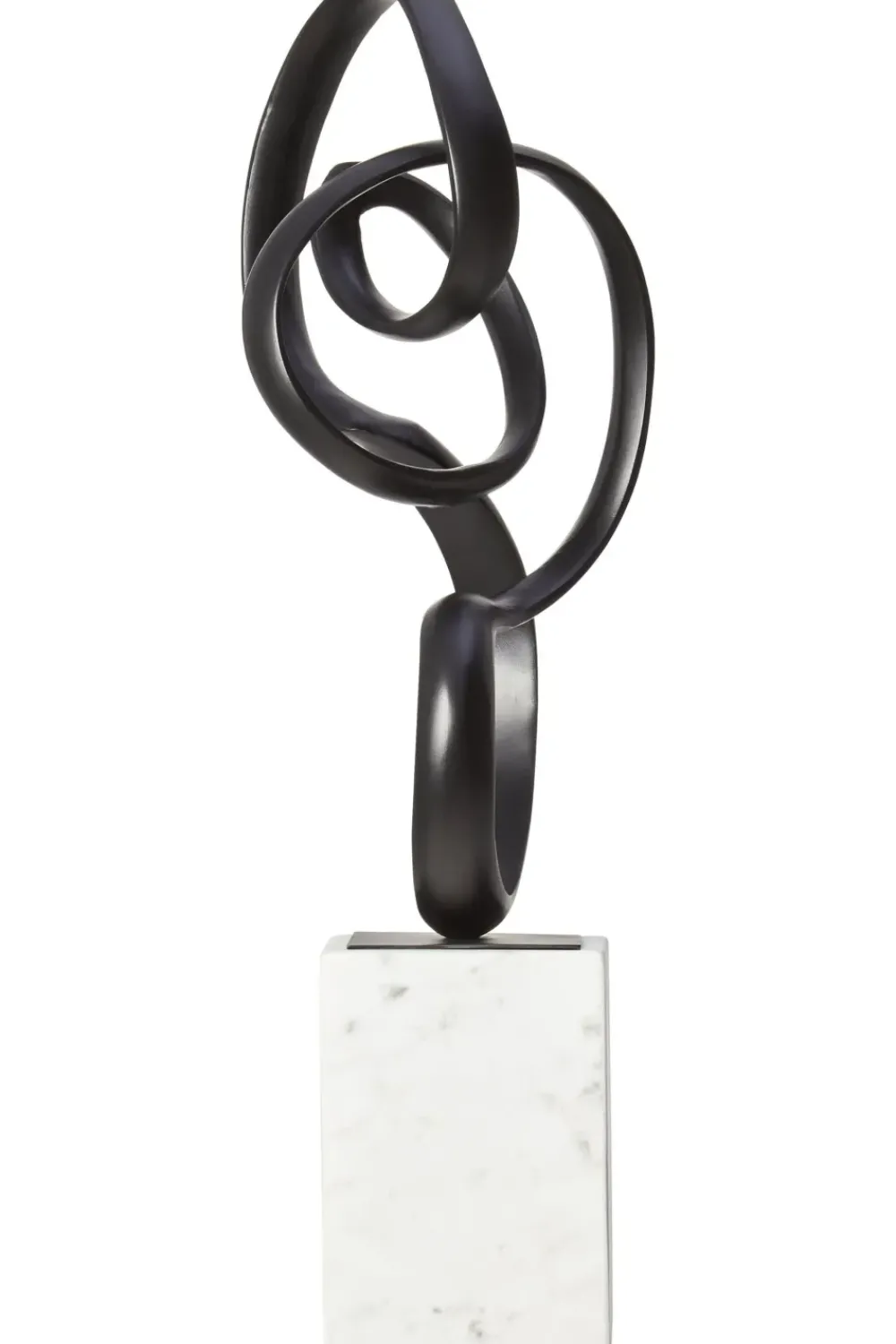 Table Top|Abstract^Statues & Sculptures Mystical Grace 60cm Black Metal Indoor Sculpture