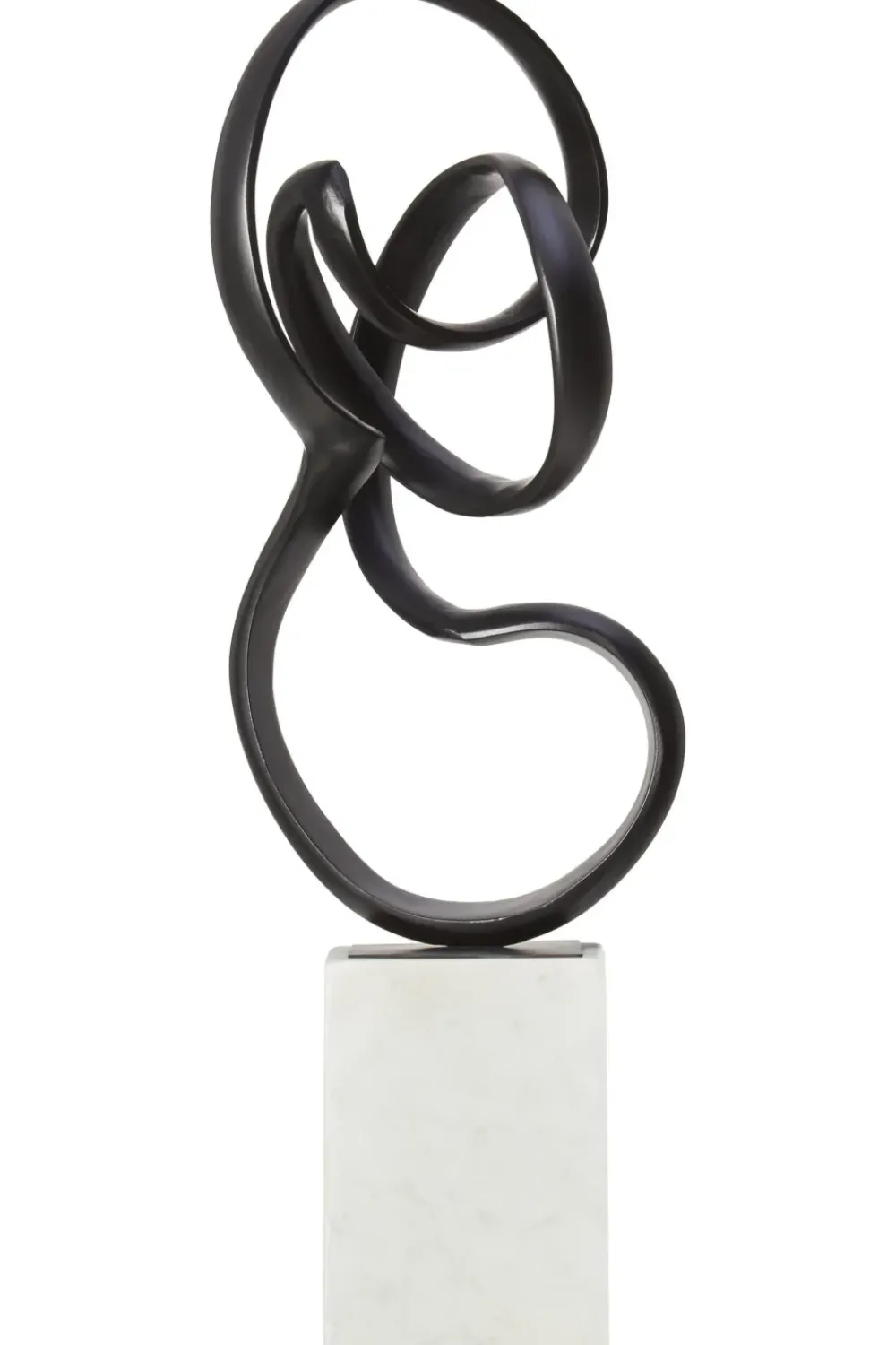Table Top|Abstract^Statues & Sculptures Mystical Grace 60cm Black Metal Indoor Sculpture