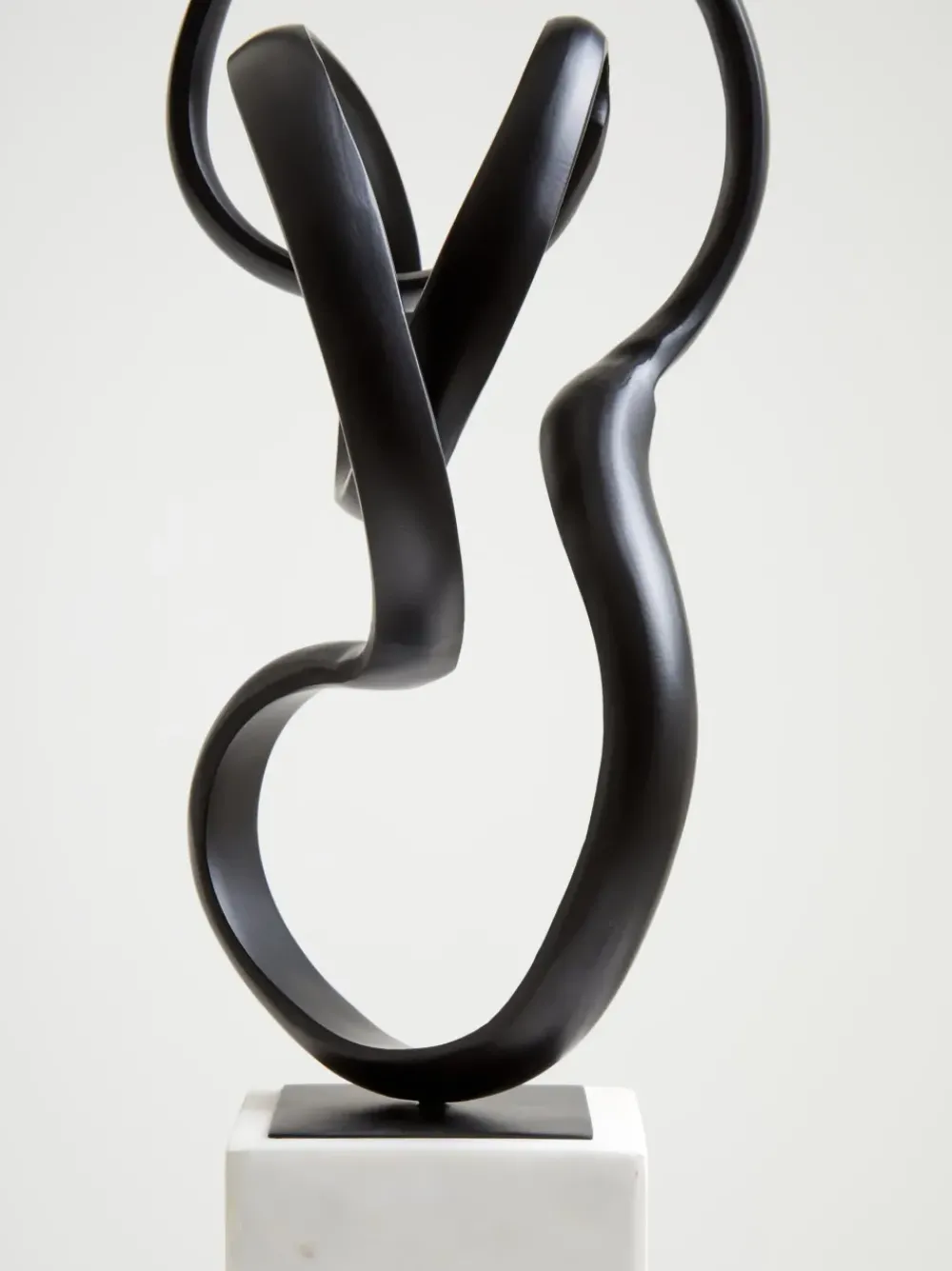 Table Top|Abstract^Statues & Sculptures Mystical Grace 60cm Black Metal Indoor Sculpture