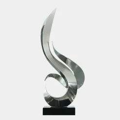 Table Top|Floor Standing^Statues & Sculptures Nexus Ignite 85cm Silver Metal Indoor Sculpture v4