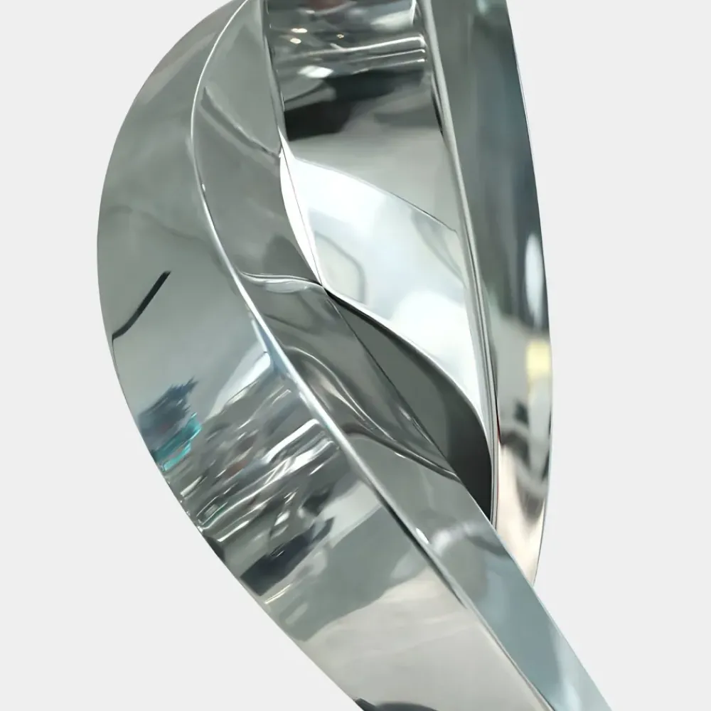 Table Top|Floor Standing^Statues & Sculptures Nexus Ignite 91cm Silver Metal Indoor Sculpture v3