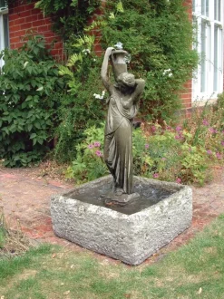 Water Features^Statues & Sculptures Nicole Fountain Stone Garden Water Feature