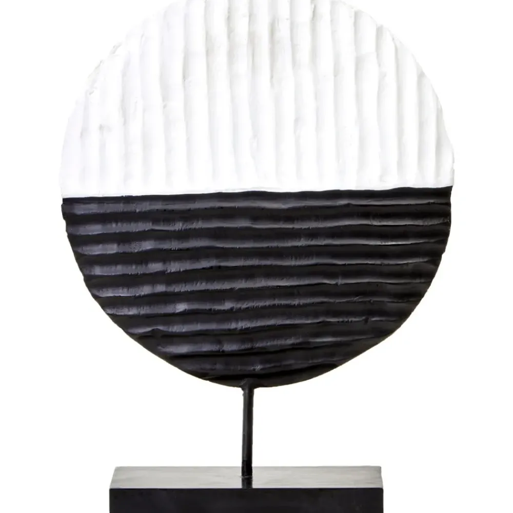 Table Top|Abstract^Statues & Sculptures Night & Day 41cm Black & White Wood Indoor Sculpture