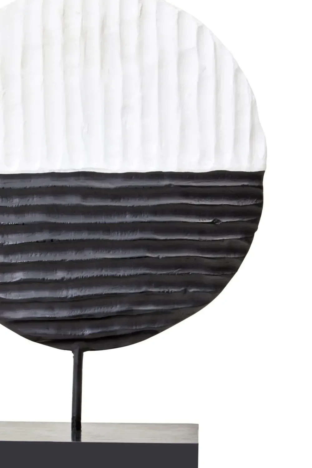 Table Top|Abstract^Statues & Sculptures Night & Day 41cm Black & White Wood Indoor Sculpture