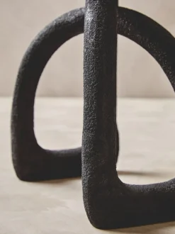 Table Top|Abstract^Statues & Sculptures Nightfall 21cm Black Metal Indoor Sculpture