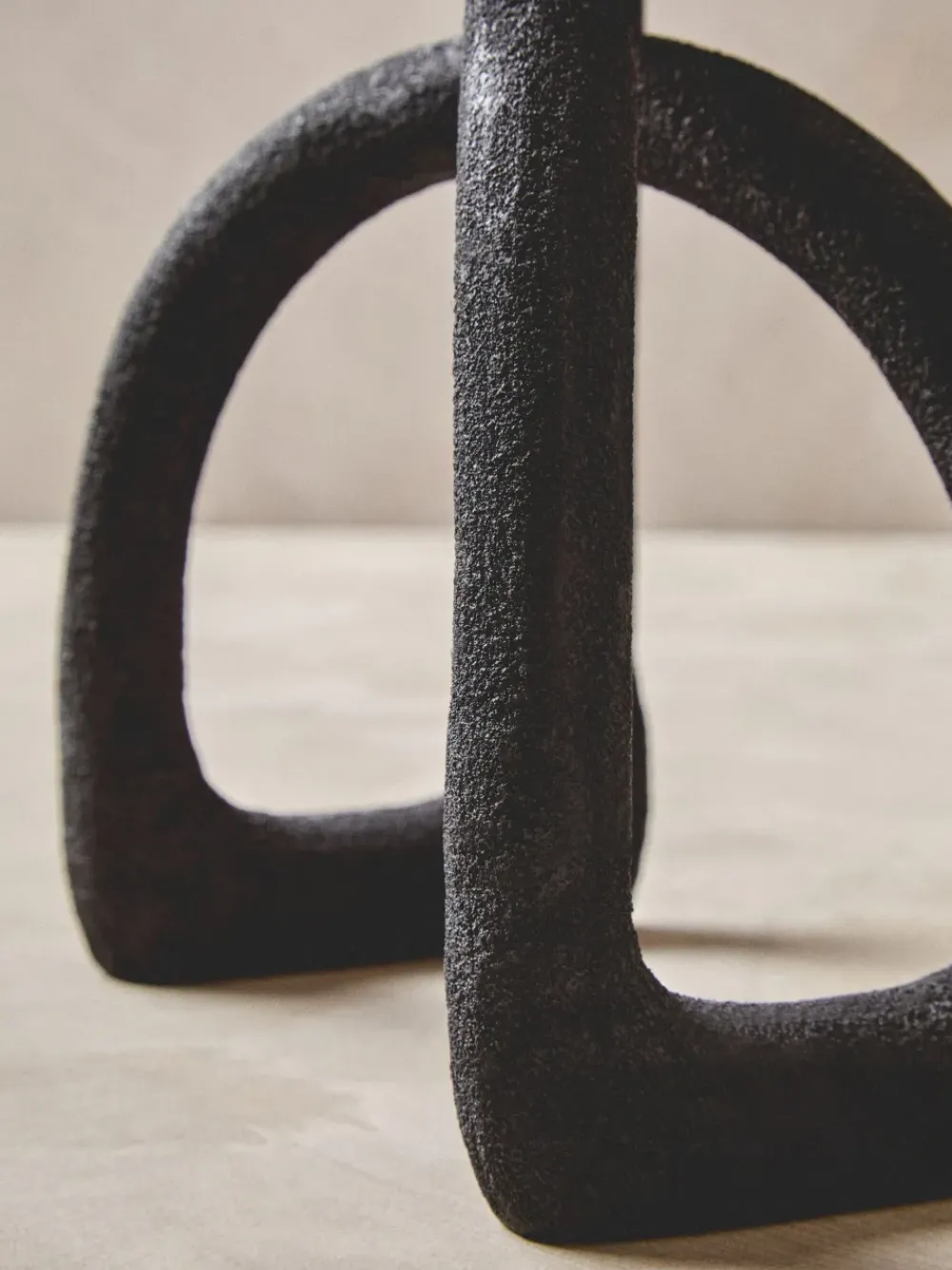 Table Top|Abstract^Statues & Sculptures Nightfall 21cm Black Metal Indoor Sculpture