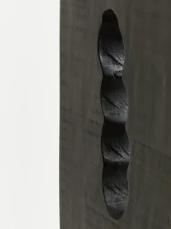 Table Top|Abstract^Statues & Sculptures Obsidian Essence 70cm Black Wood Indoor Sculpture