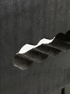 Table Top|Abstract^Statues & Sculptures Obsidian Essence 32cm Black Wood Indoor Sculpture