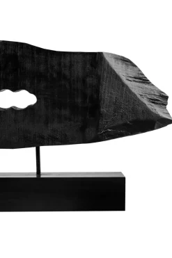Table Top|Abstract^Statues & Sculptures Obsidian Essence 32cm Black Wood Indoor Sculpture