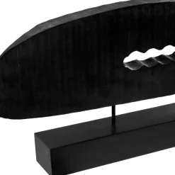 Table Top|Abstract^Statues & Sculptures Obsidian Essence 32cm Black Wood Indoor Sculpture