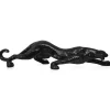 Table Top|Animals^Statues & Sculptures Obsidian Panther 24cm Black Resin Indoor Sculpture