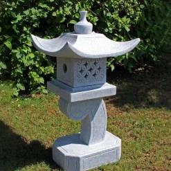 Pagodas^Statues & Sculptures One Tier Japanese Pagoda Lantern Granite Garden Ornament