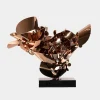 Table Top|Abstract^Statues & Sculptures Opal Bloom 53cm Copper Metal Indoor Sculpture