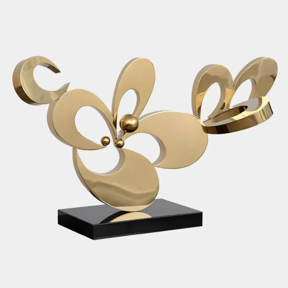 Table Top|Abstract^Statues & Sculptures Opus Bloom 56cm Copper Metal Indoor Sculpture