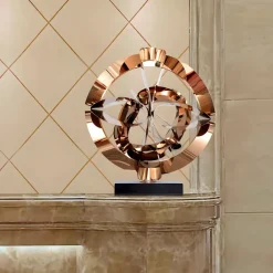 Table Top|Abstract^Statues & Sculptures Orbital Chaos 55cm Copper Metal Indoor Sculpture