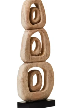 Table Top|Abstract^Statues & Sculptures Orbital Elegance 57cm Wood Indoor Sculpture