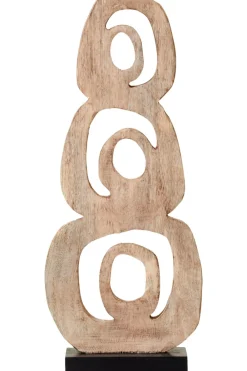 Table Top|Abstract^Statues & Sculptures Orbital Elegance 57cm Wood Indoor Sculpture