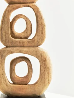 Table Top|Abstract^Statues & Sculptures Orbital Elegance 57cm Wood Indoor Sculpture