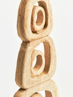 Table Top|Abstract^Statues & Sculptures Orbital Elegance 57cm Wood Indoor Sculpture