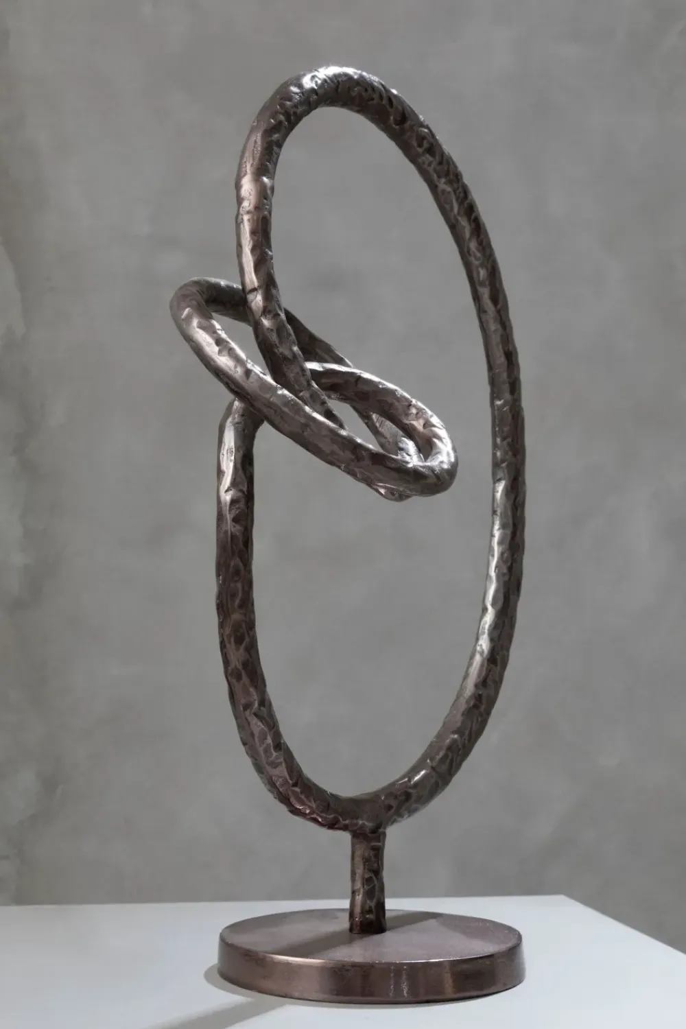 Table Top|Abstract^Statues & Sculptures Orbitus 52cm Bronze Metal Indoor Sculpture