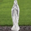 Virgin Mary^Statues & Sculptures Our Lady of Lourdes 58cm Marble Resin Garden Statue