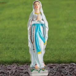 Virgin Mary^Statues & Sculptures Our Lady of Lourdes 58cm Marble Resin Garden Statue
