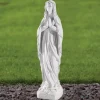 Virgin Mary^Statues & Sculptures Our Lady of Lourdes 31cm Marble Resin Garden Statue