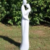 Modern^Statues & Sculptures Passion 80cm Marble Resin Modern Garden Statue