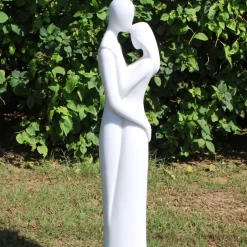 Modern^Statues & Sculptures Passion 80cm Marble Resin Modern Garden Statue