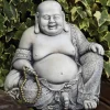 Buddha^Statues & Sculptures Pearl Stone Buddha Garden Ornament