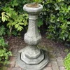 Garden Sundials^Statues & Sculptures Pedestal Aged Brass Stone Garden Sundial