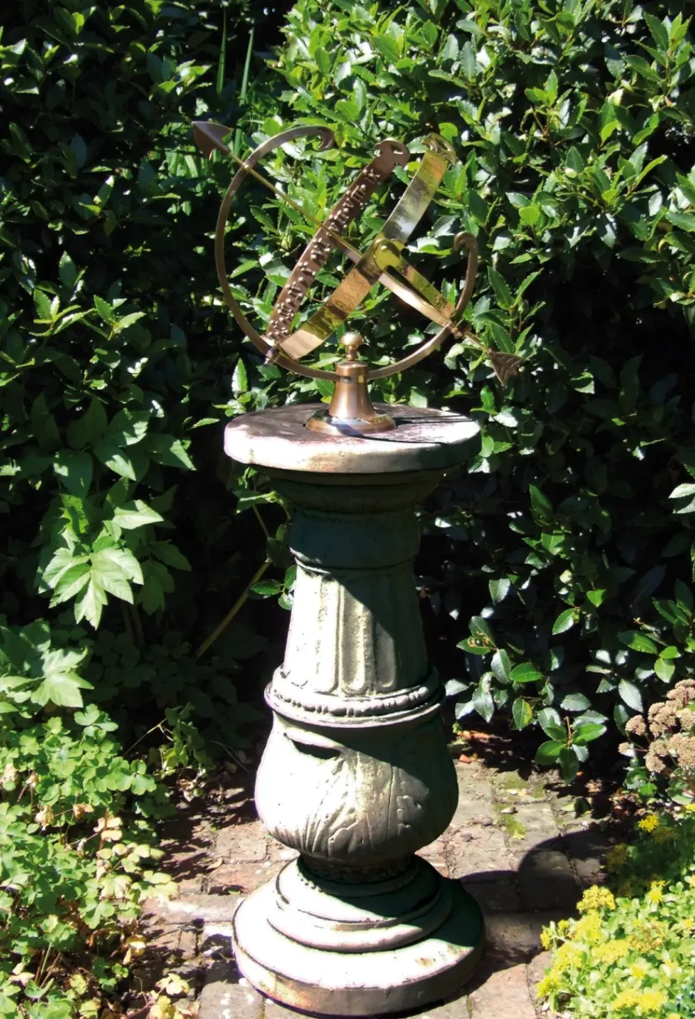 Armillary Sundials^Statues & Sculptures Pedestal Armillary 133cm Stone Garden Sundial