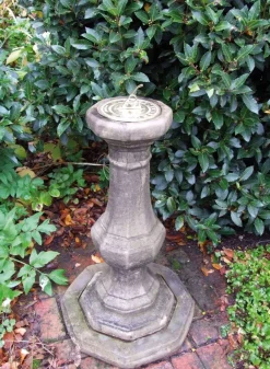 Garden Sundials^Statues & Sculptures Pedestal Brass Stone Garden Sundial