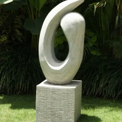 Contemporary^Statues & Sculptures Perplexity Contemporary Stone Garden Sculpture