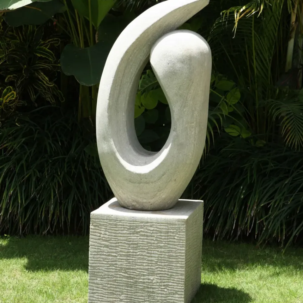 Contemporary^Statues & Sculptures Perplexity Contemporary Stone Garden Sculpture