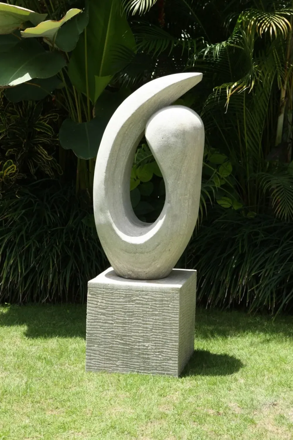Contemporary^Statues & Sculptures Perplexity Contemporary Stone Garden Sculpture
