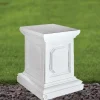 Plinths & Pedestals^Statues & Sculptures Plain 36cm Marble Resin Garden Pedestal