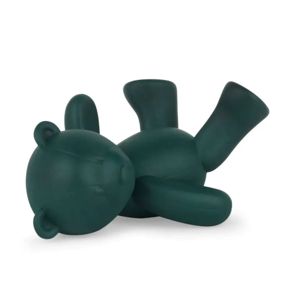 Table Top|Animals^Statues & Sculptures Playful Bear 15cm Green Resin Indoor Sculpture