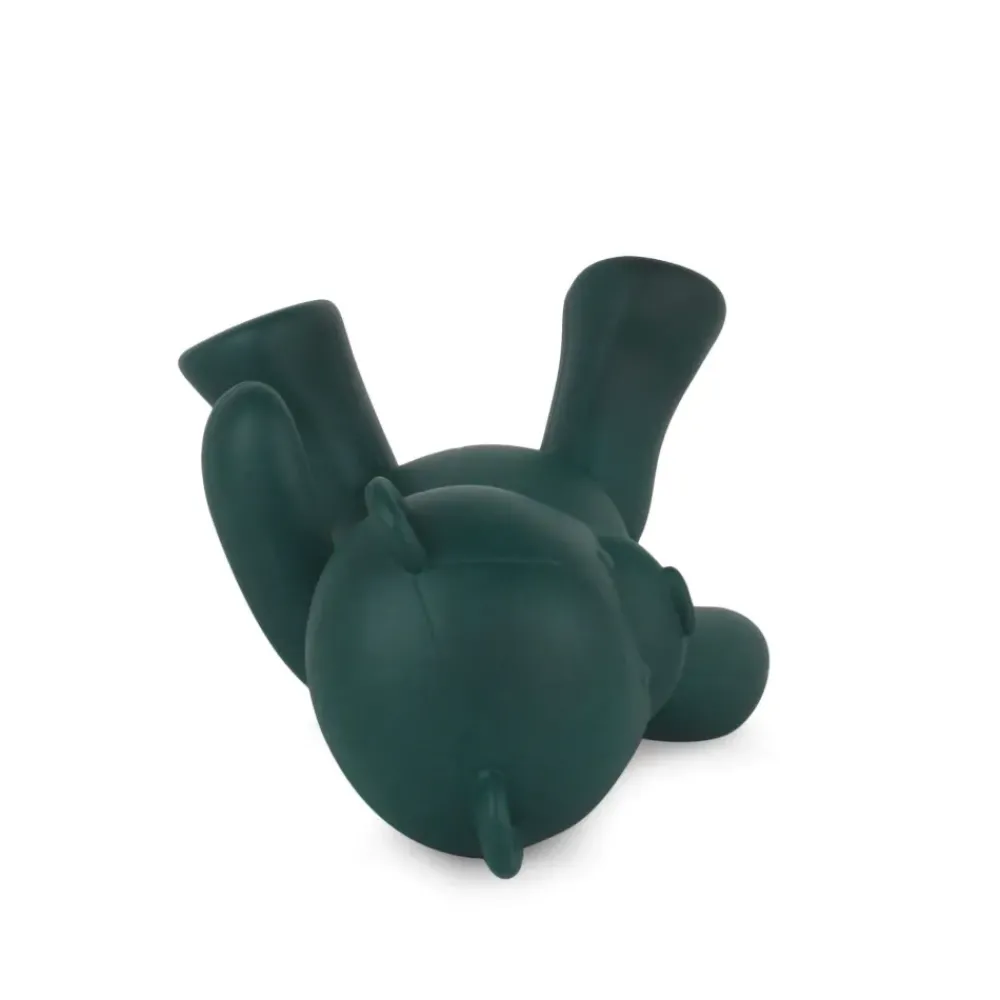 Table Top|Animals^Statues & Sculptures Playful Bear 15cm Green Resin Indoor Sculpture