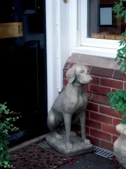 Dogs^Statues & Sculptures Pointer Dog Stone Garden Statue