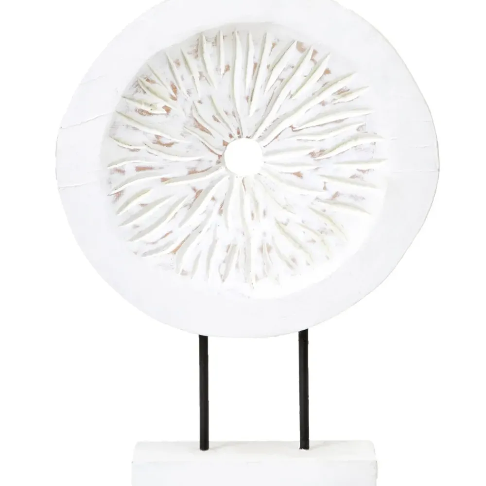 Table Top|Abstract^Statues & Sculptures Polar Perfection 43cm White Wood Indoor Sculpture