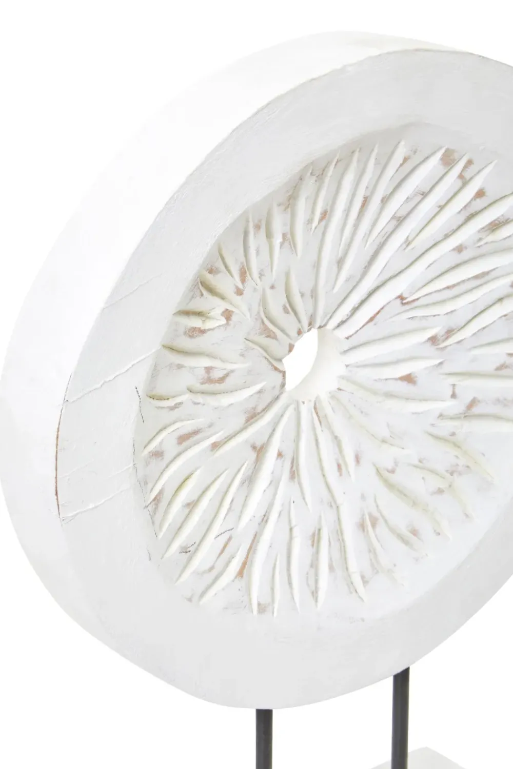 Table Top|Abstract^Statues & Sculptures Polar Perfection 43cm White Wood Indoor Sculpture