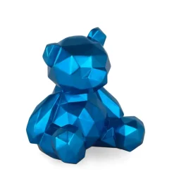 Table Top|Low Poly^Statues & Sculptures Polygon Bear 30cm Blue Resin Indoor Sculpture