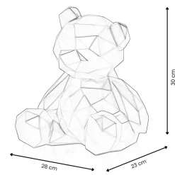 Table Top|Low Poly^Statues & Sculptures Polygon Bear 30cm Blue Resin Indoor Sculpture