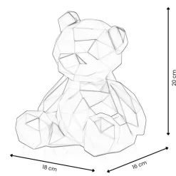 Table Top|Low Poly^Statues & Sculptures Polygon Bear 20cm Gold Resin Indoor Sculpture