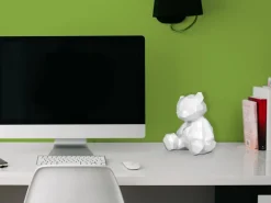 Table Top|Low Poly^Statues & Sculptures Polygon Bear 20cm White Resin Indoor Sculpture