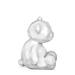 Table Top|Low Poly^Statues & Sculptures Polygon Bear 20cm White Resin Indoor Sculpture